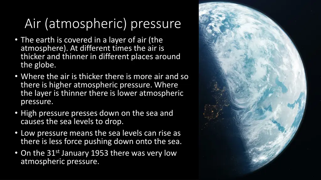 air atmospheric pressure the earth is covered