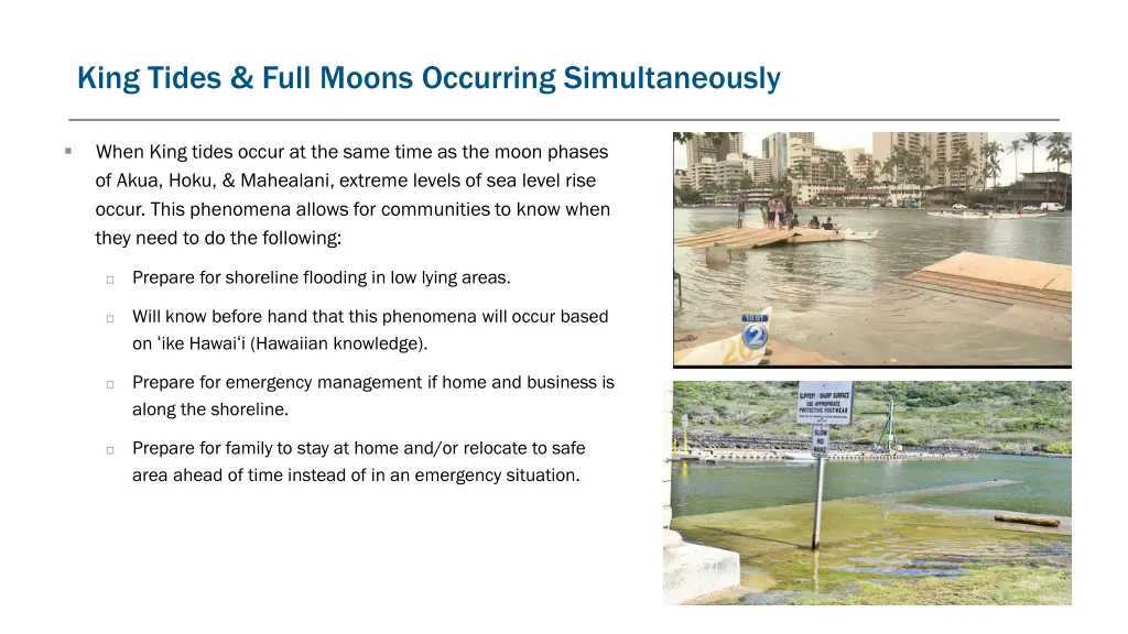 king tides full moons occurring simultaneously