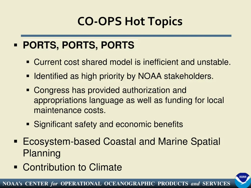 co ops hot topics