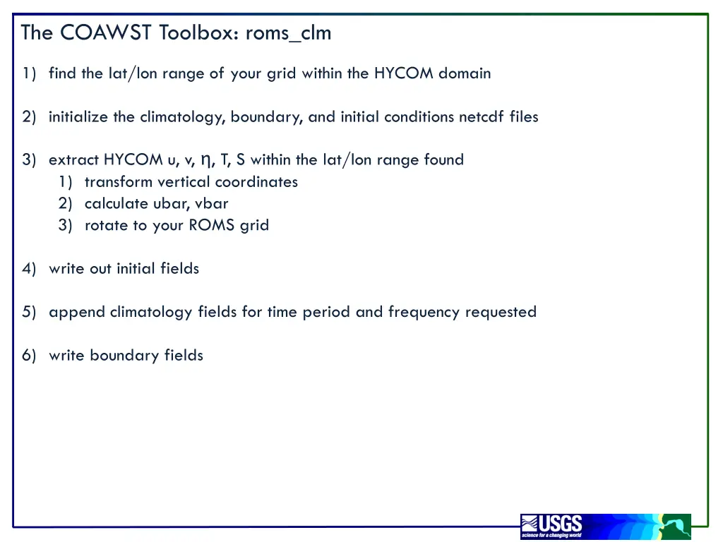 the coawst toolbox roms clm 3