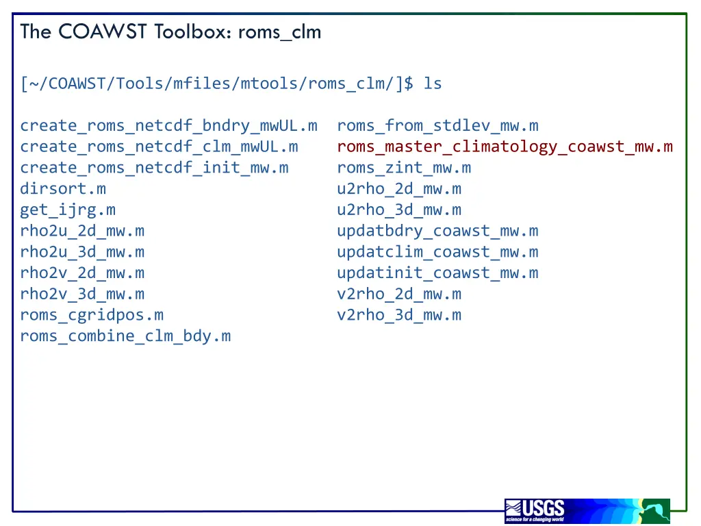 the coawst toolbox roms clm 4