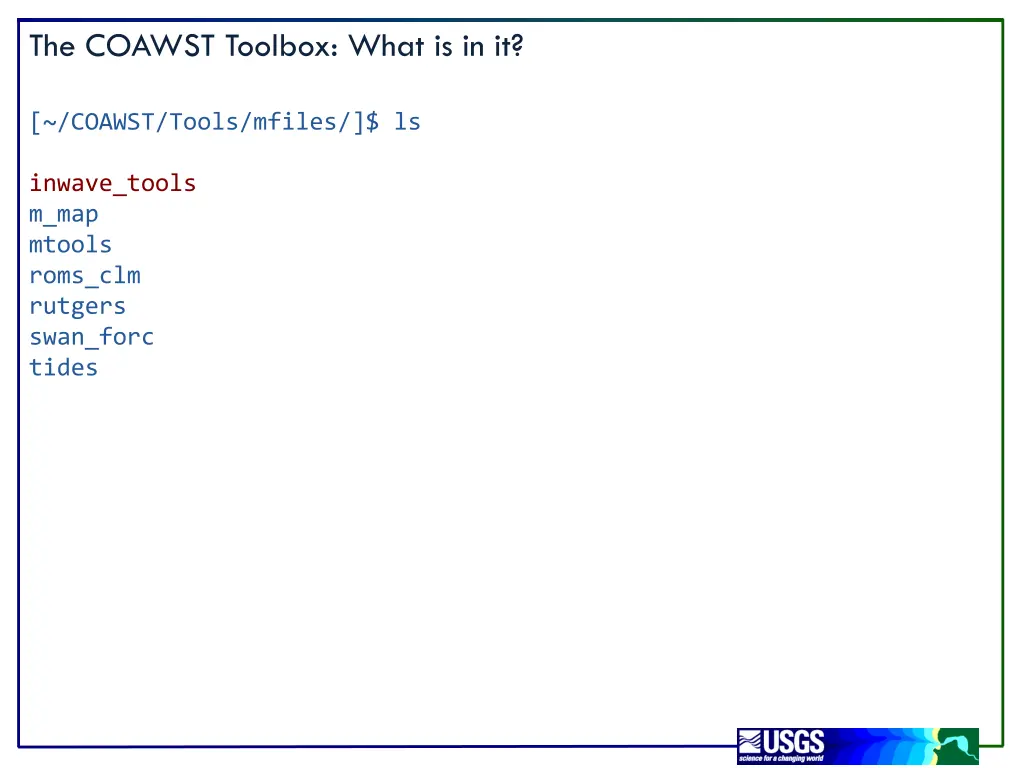 the coawst toolbox what is in it 1