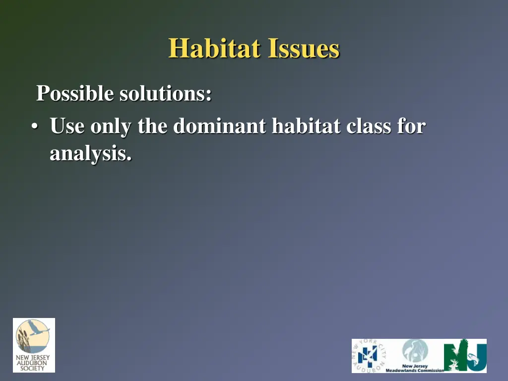 habitat issues 2