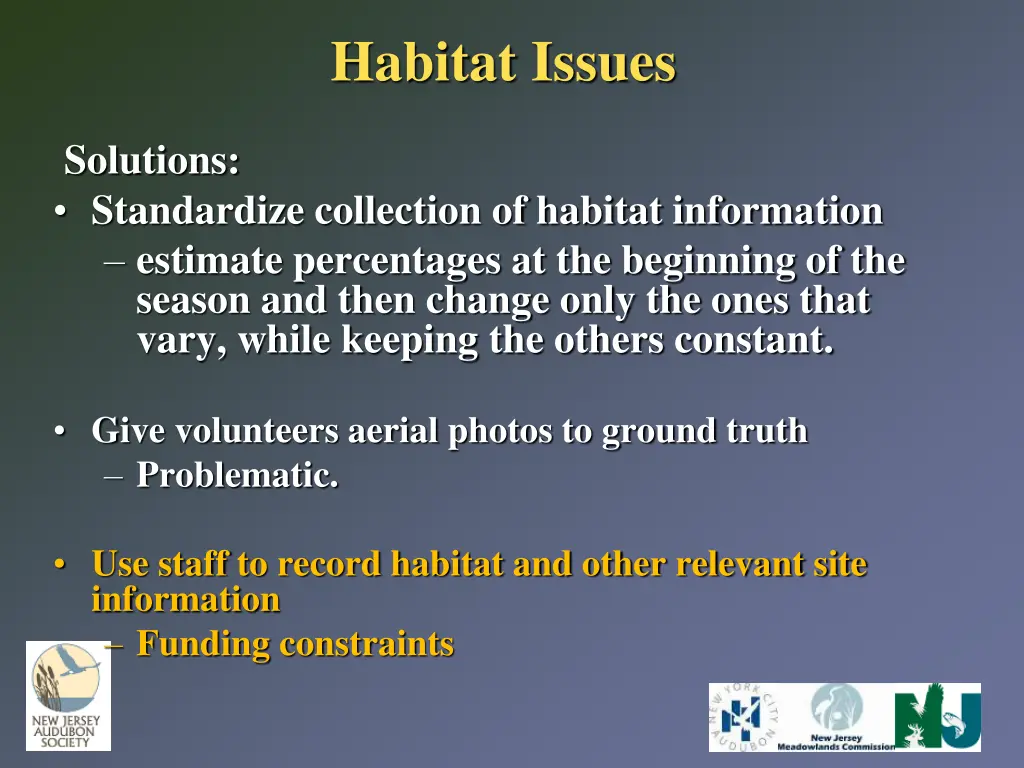 habitat issues 7