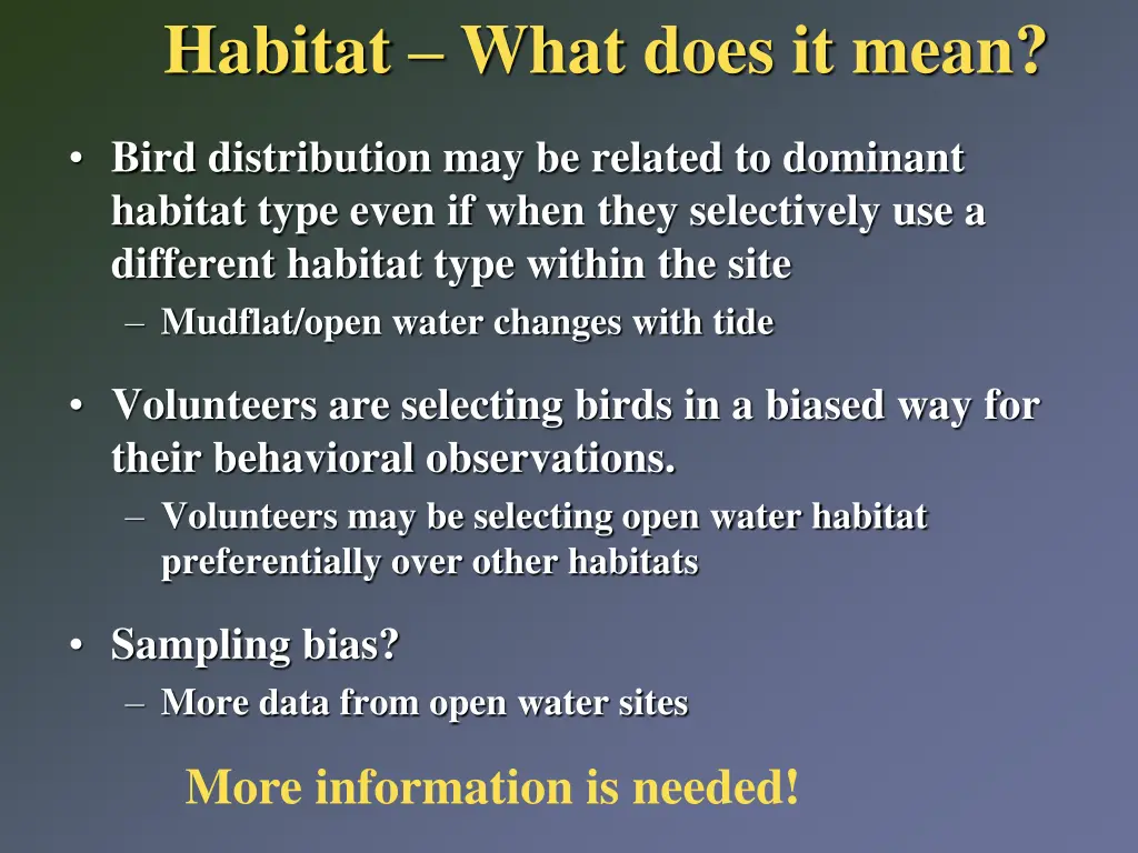 habitat what does it mean