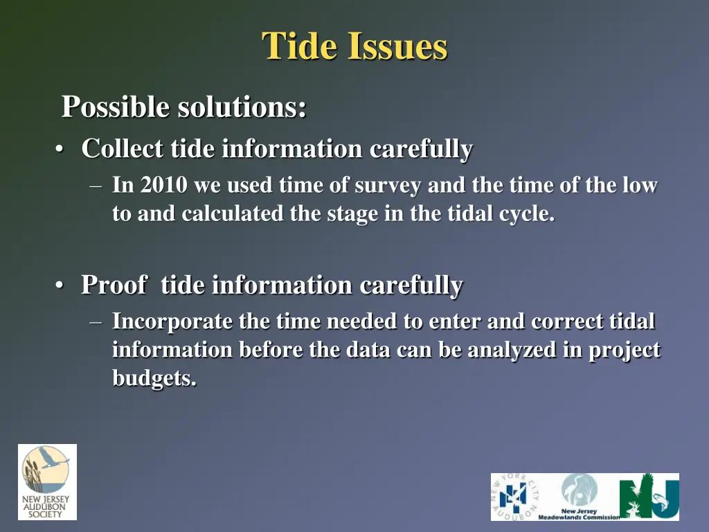 tide issues 2