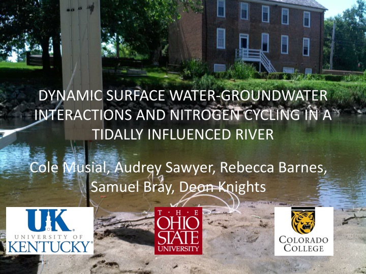 dynamic surface water groundwater interactions