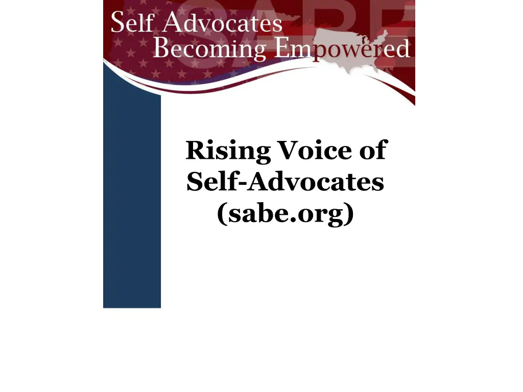 rising voice of self advocates sabe org