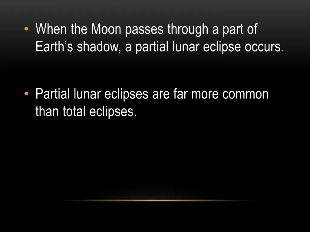 when the moon passes through a part of earth