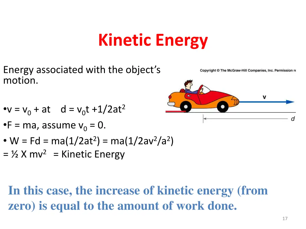 kinetic energy