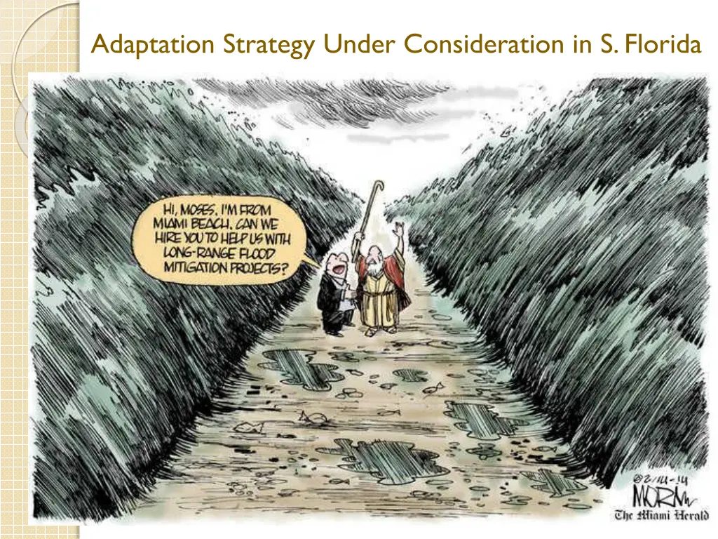 adaptation strategy under consideration