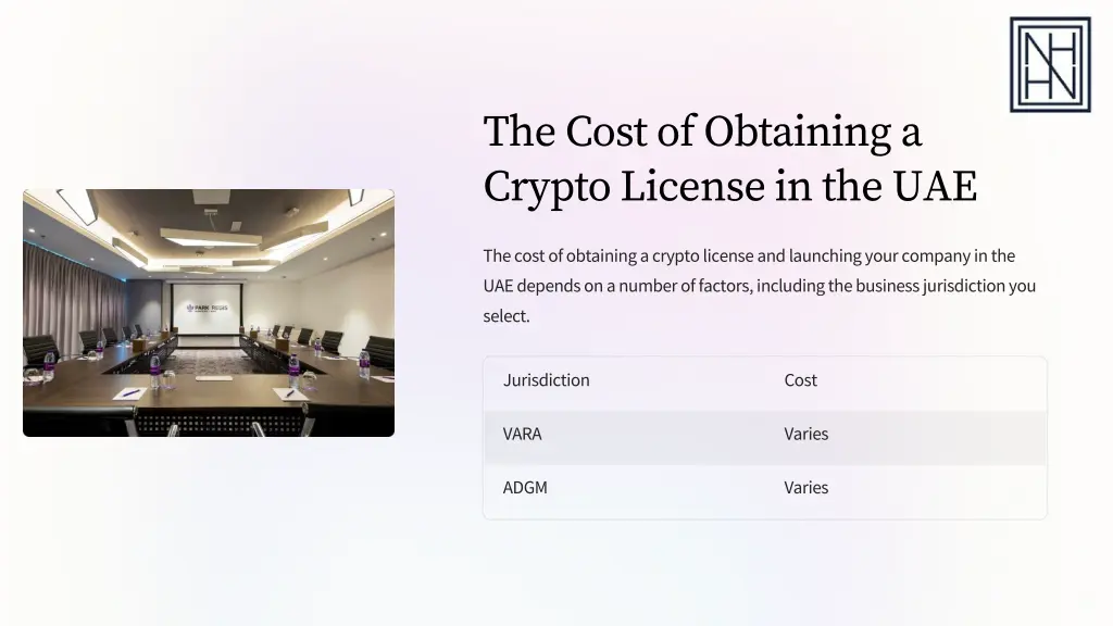 the cost of obtaining a crypto license in the uae