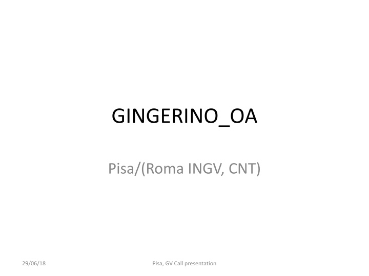 gingerino oa