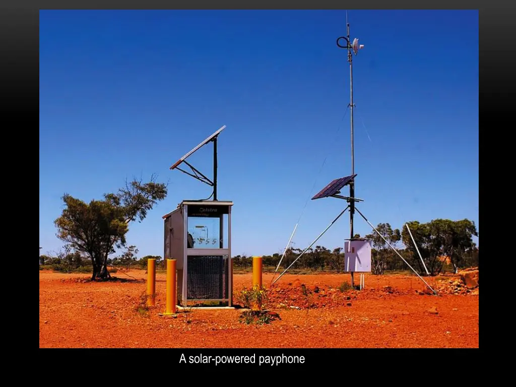 a solar powered payphone