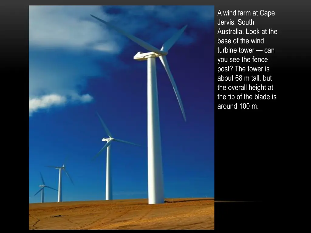 a wind farm at cape jervis south australia look