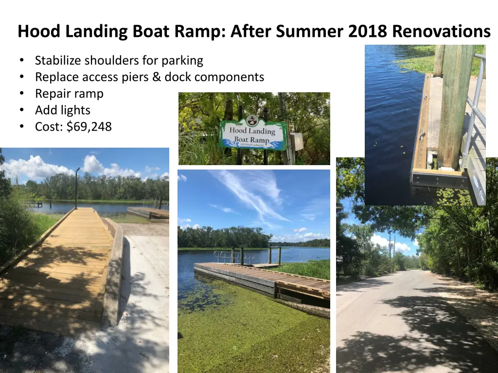 hood landing boat ramp after summer 2018