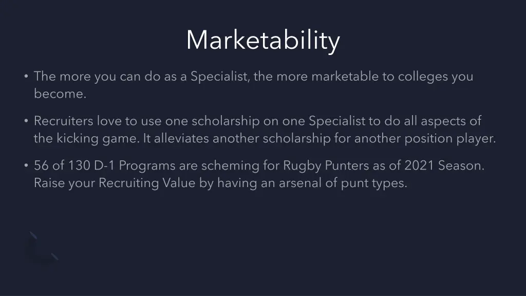 marketability