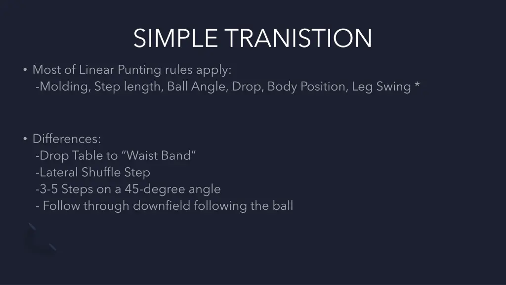 simple tranistion