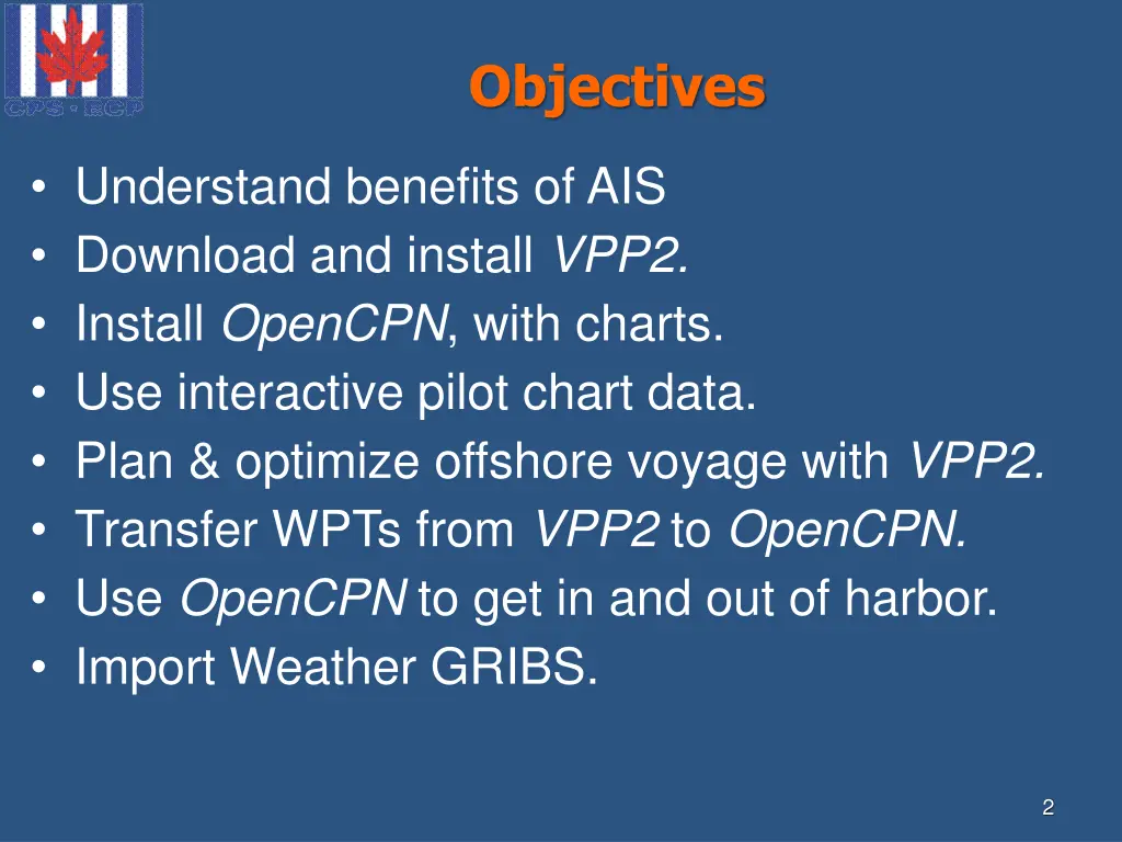 objectives