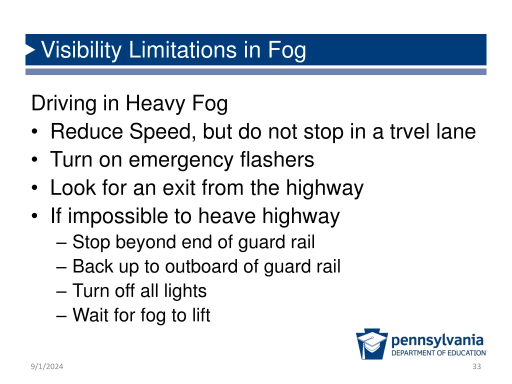 visibility limitations in fog 1