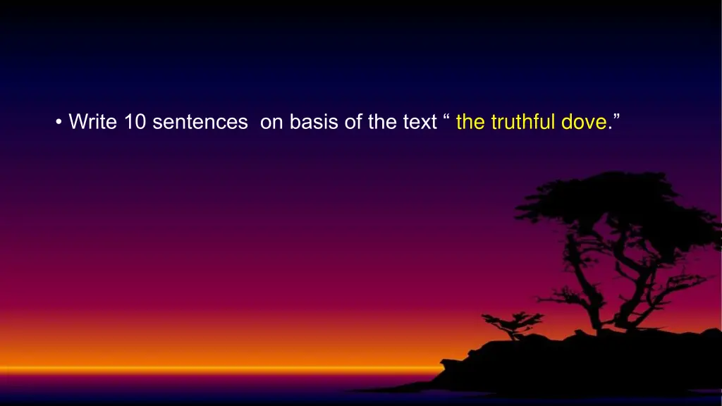 write 10 sentences on basis of the text