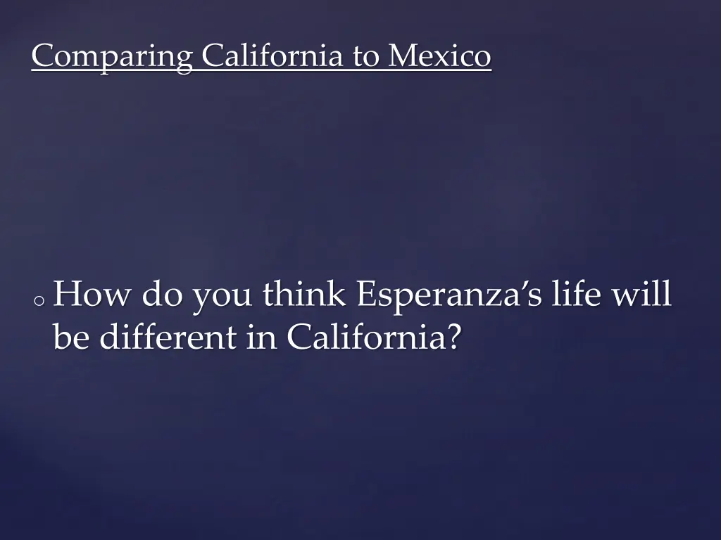 comparing california to mexico