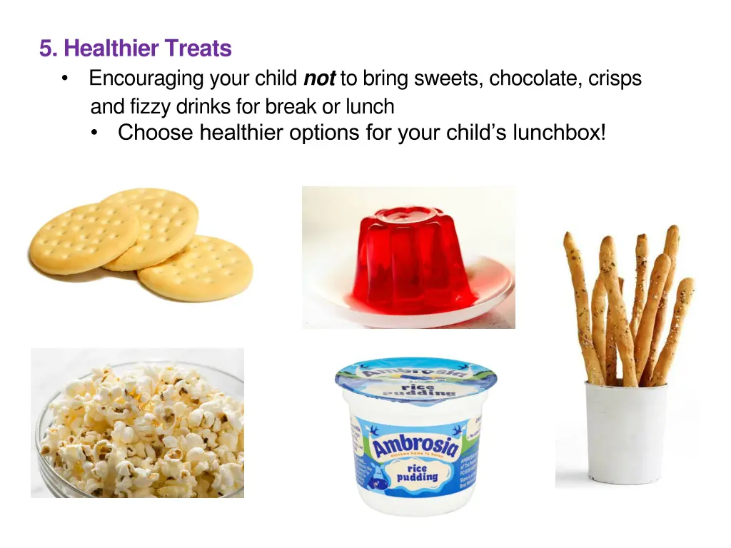 5 healthier treats encouraging your child