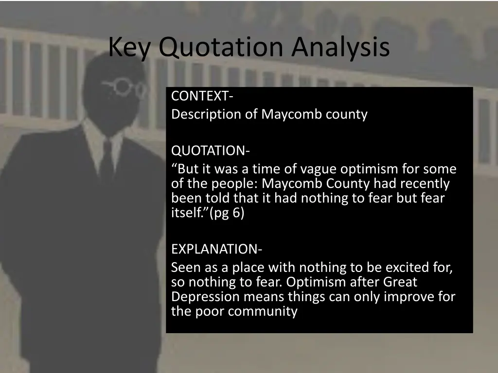 key quotation analysis 4