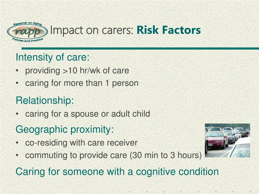 impact on impact on carers 4