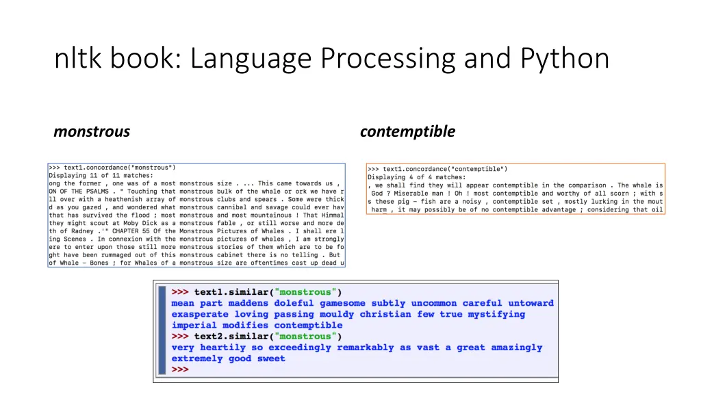 nltk book language processing and python 2