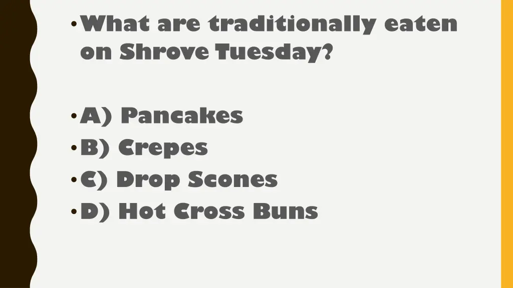 what are traditionally eaten on shrove tuesday