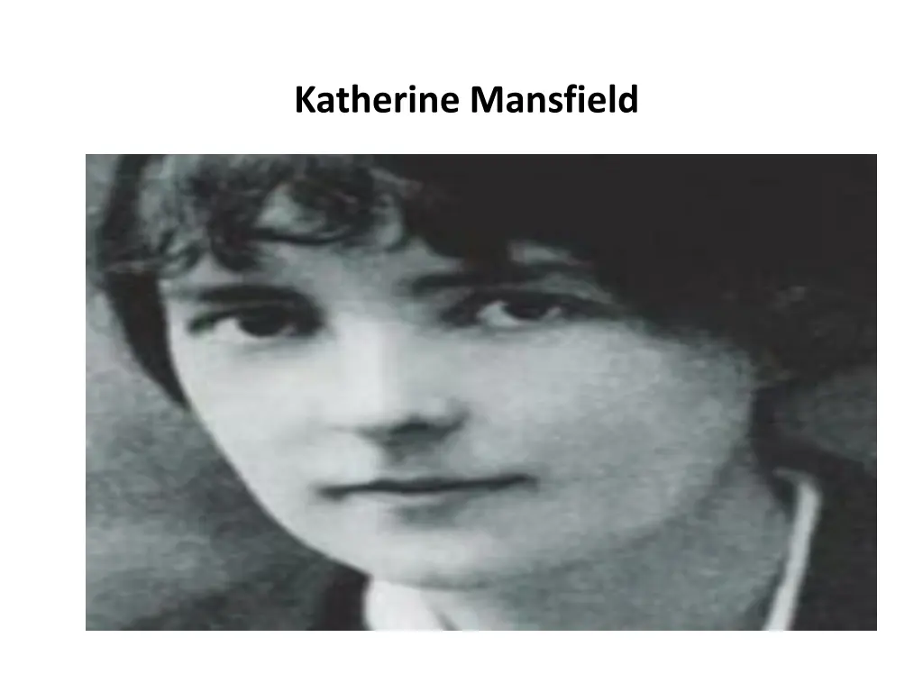 katherine mansfield