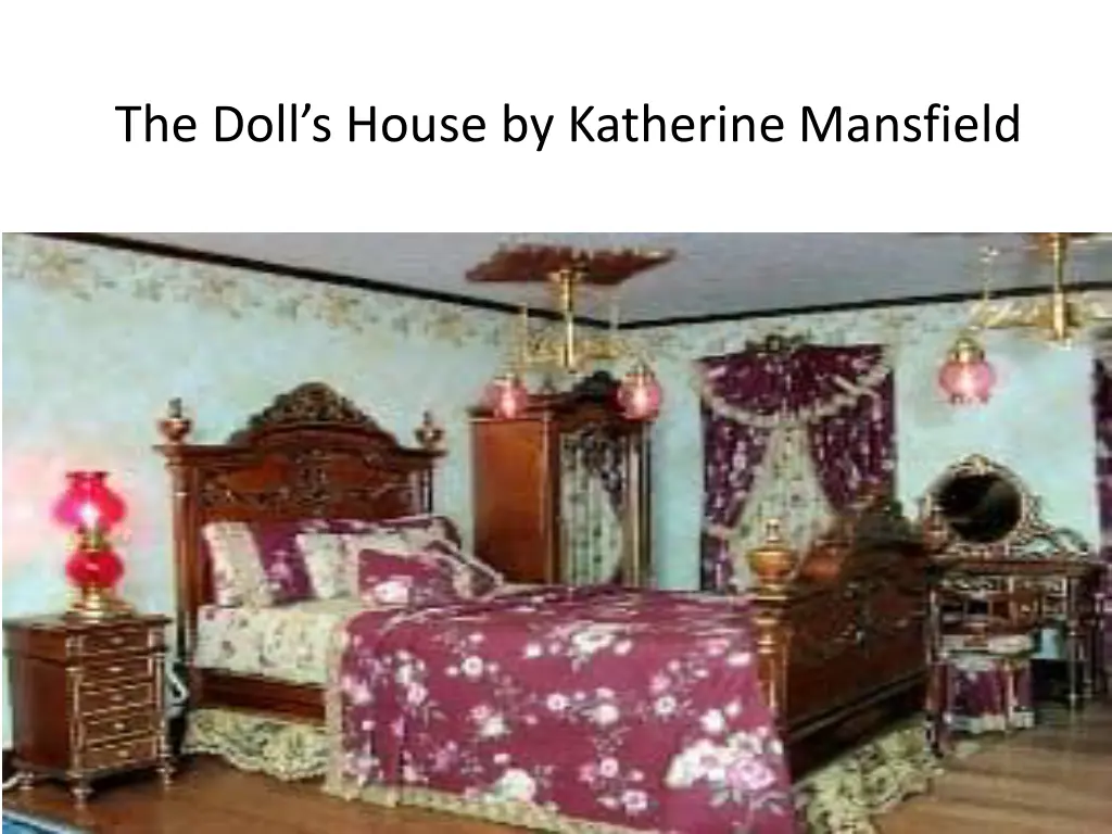 the doll s house by katherine mansfield