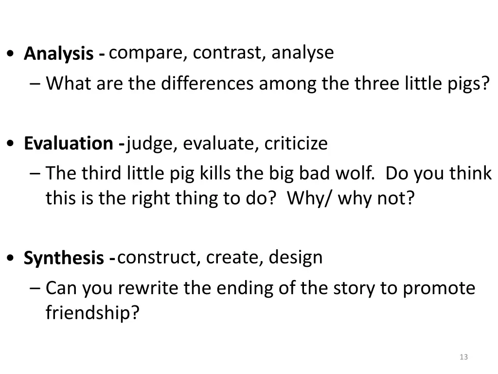 compare contrast analyse what are the differences