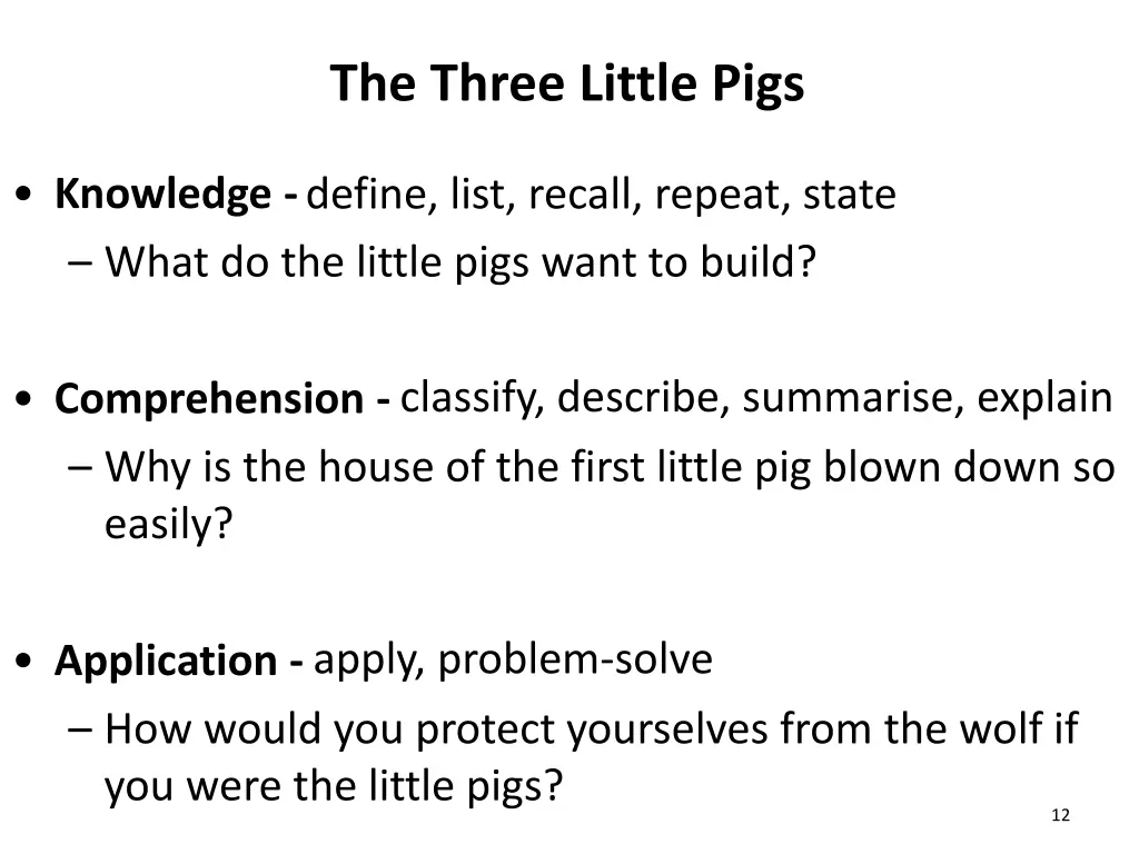 the three little pigs