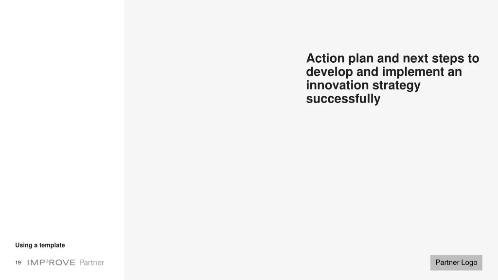 action plan and next steps to develop