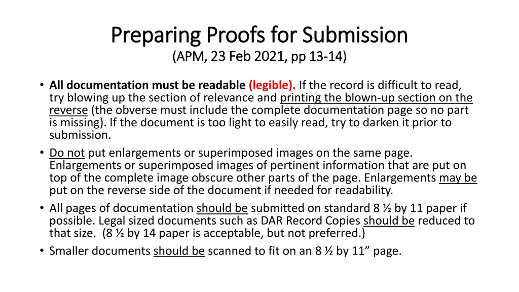 preparing proofs for submission preparing proofs 1