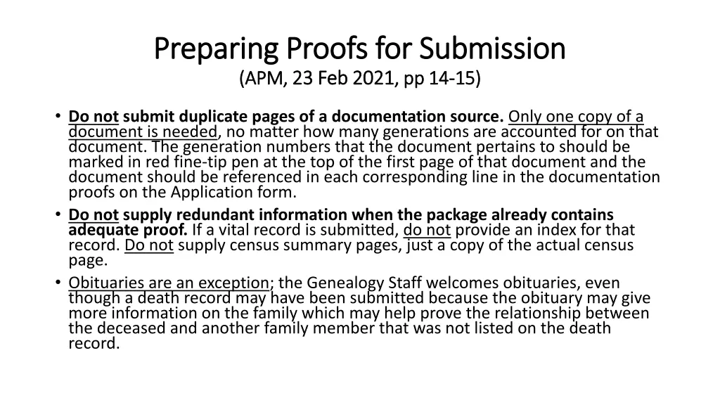 preparing proofs for submission preparing proofs 2