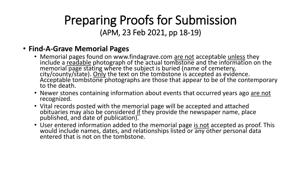 preparing proofs for submission preparing proofs 7