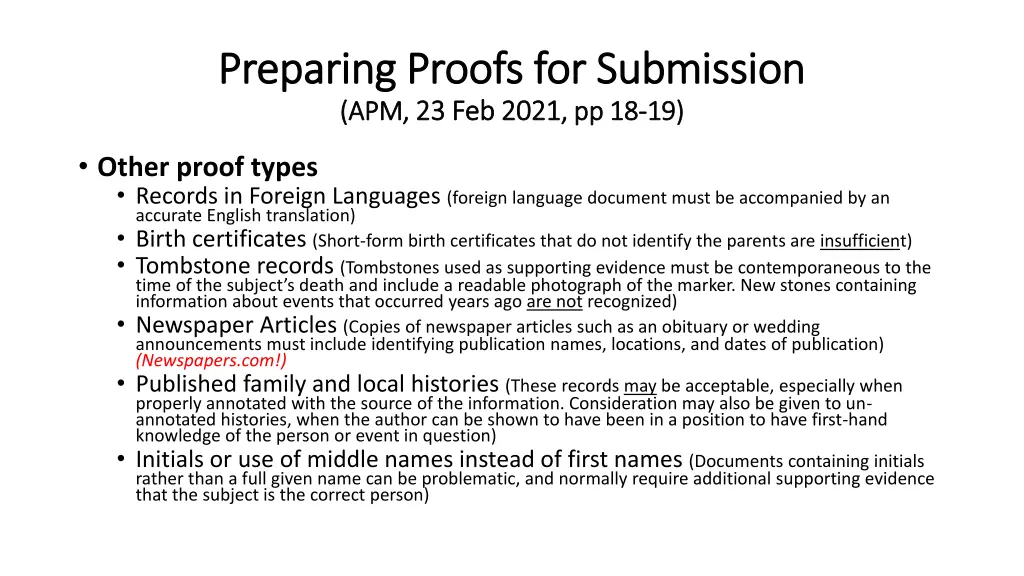 preparing proofs for submission preparing proofs 8