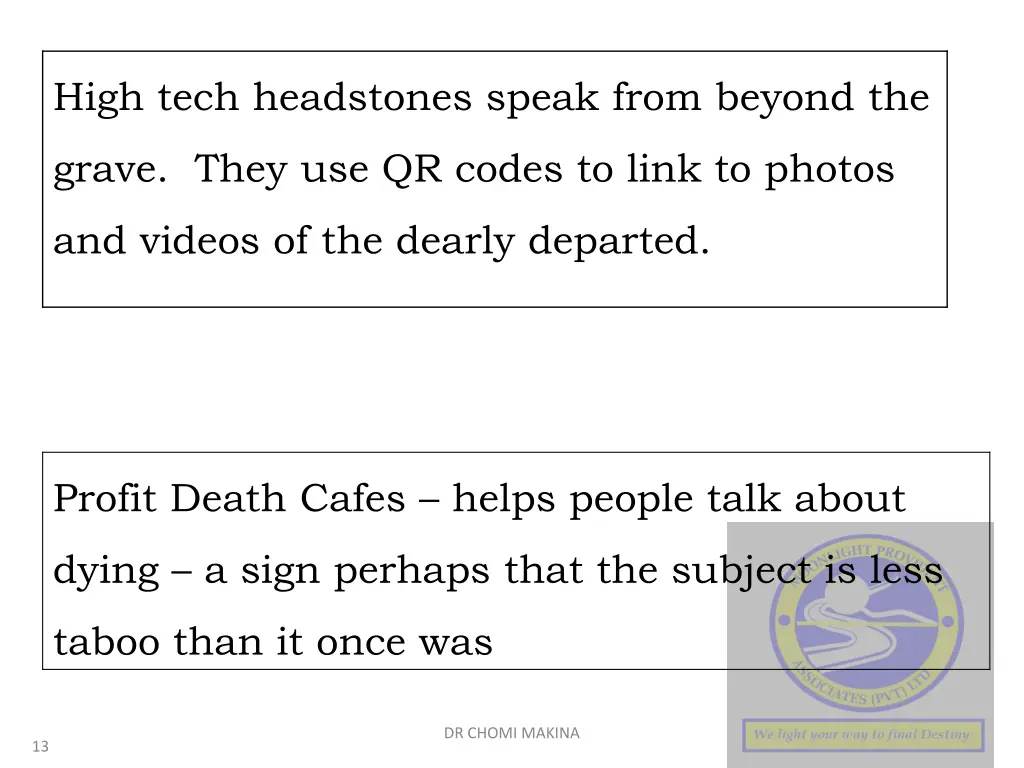 high tech headstones speak from beyond the