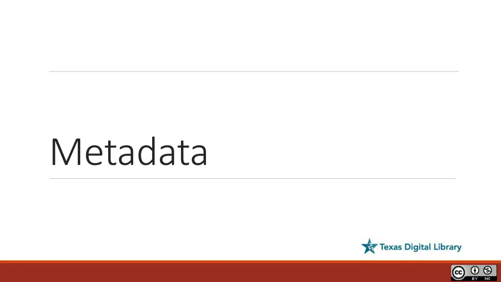 metadata