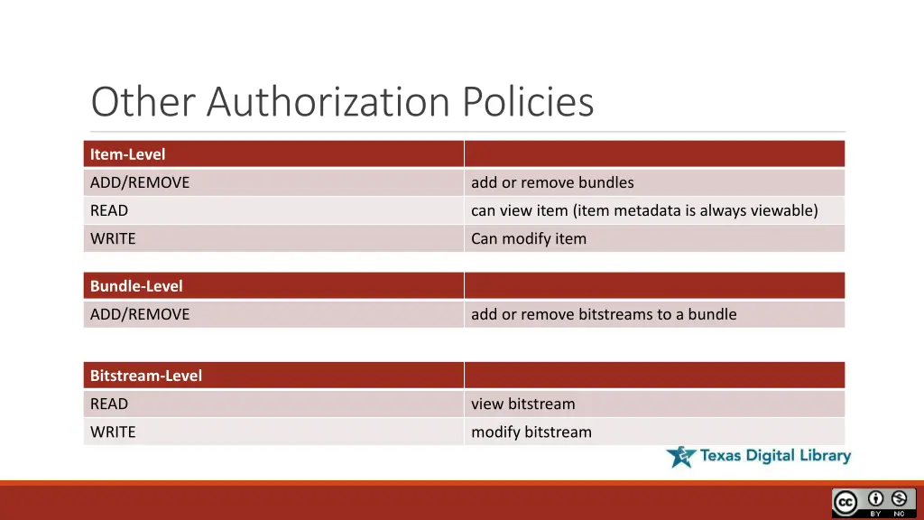 other authorization policies