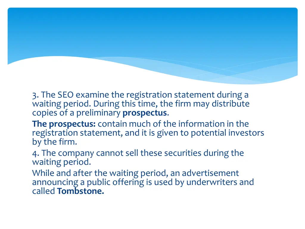 3 the seo examine the registration statement