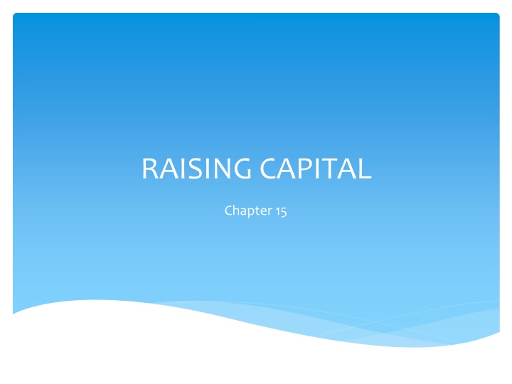 raising capital