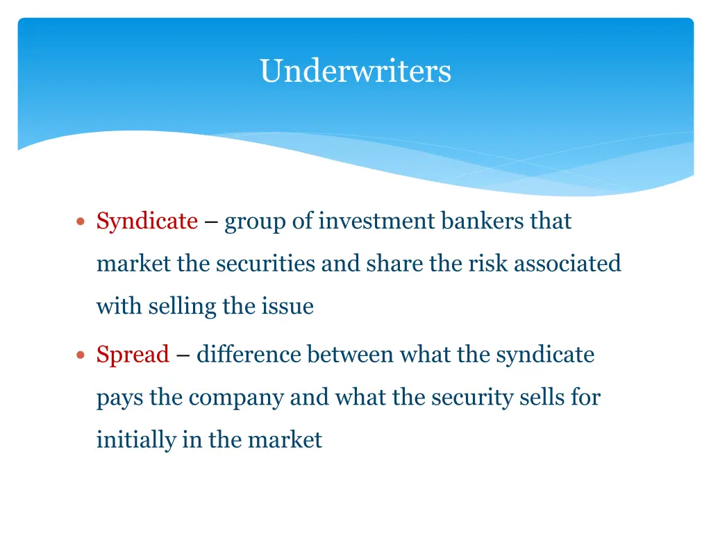 underwriters