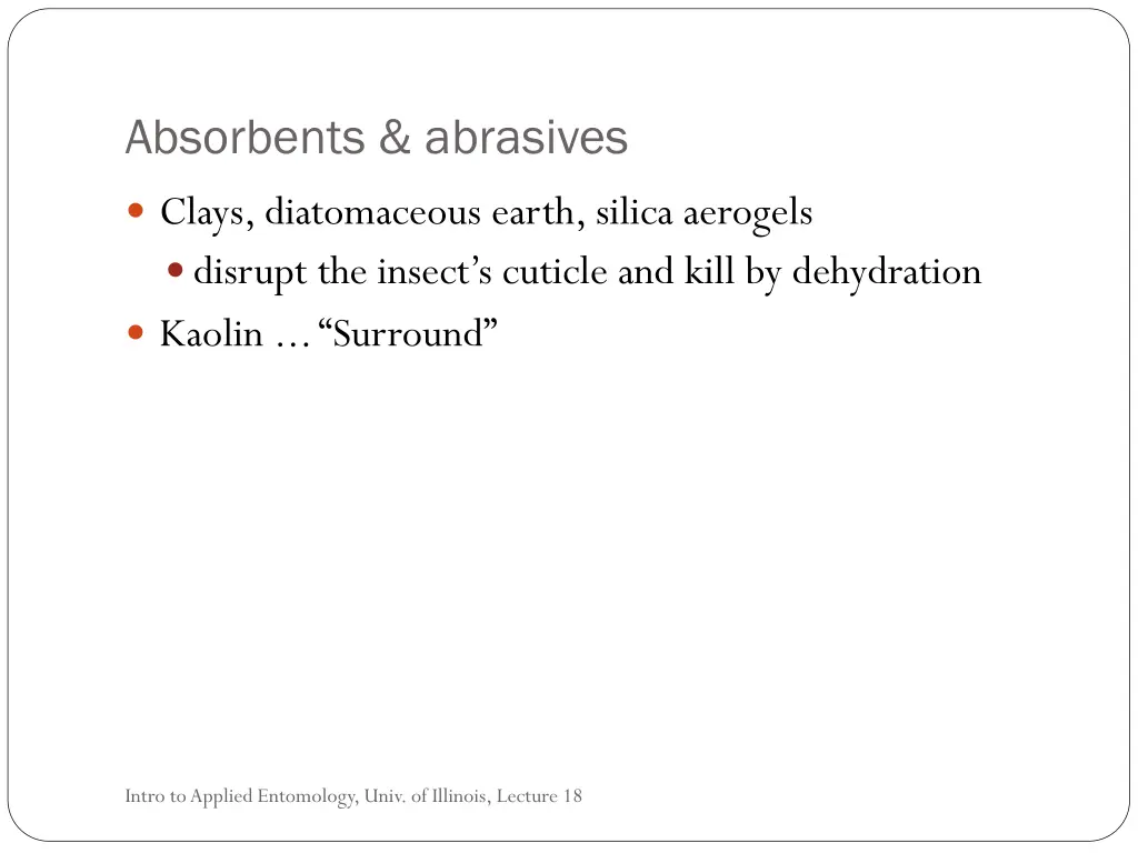 absorbents abrasives