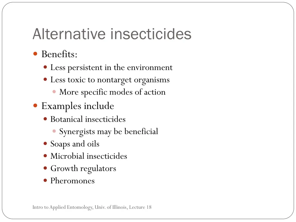 alternative insecticides