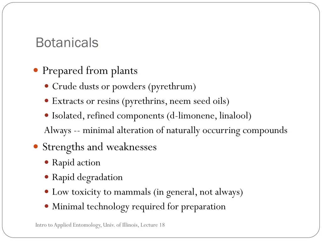 botanicals