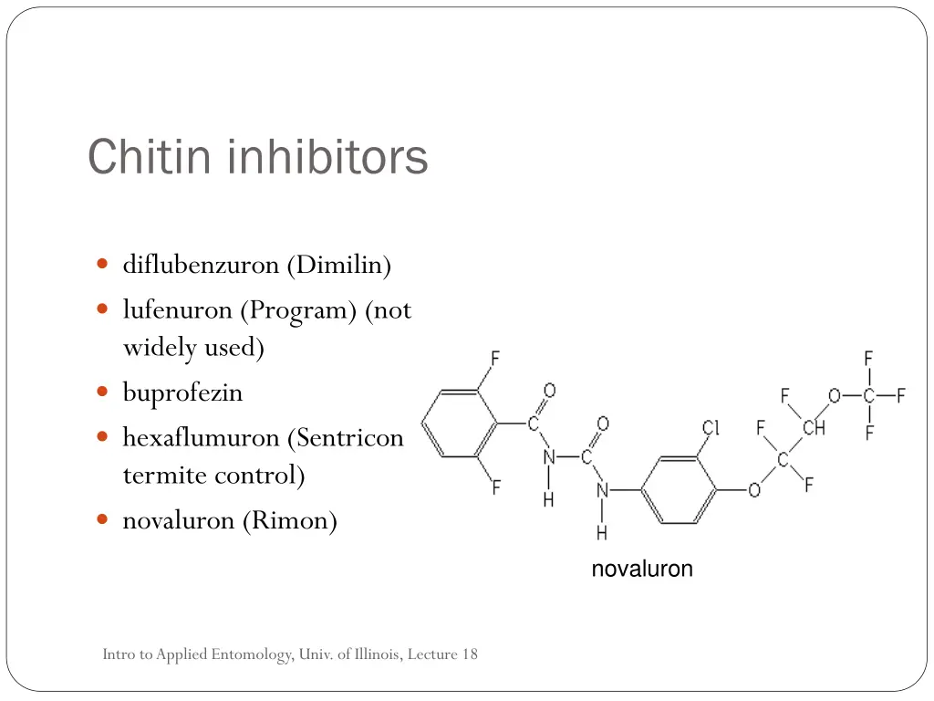 chitin inhibitors